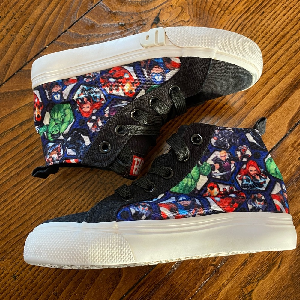 Marvel high tops size toddler 10